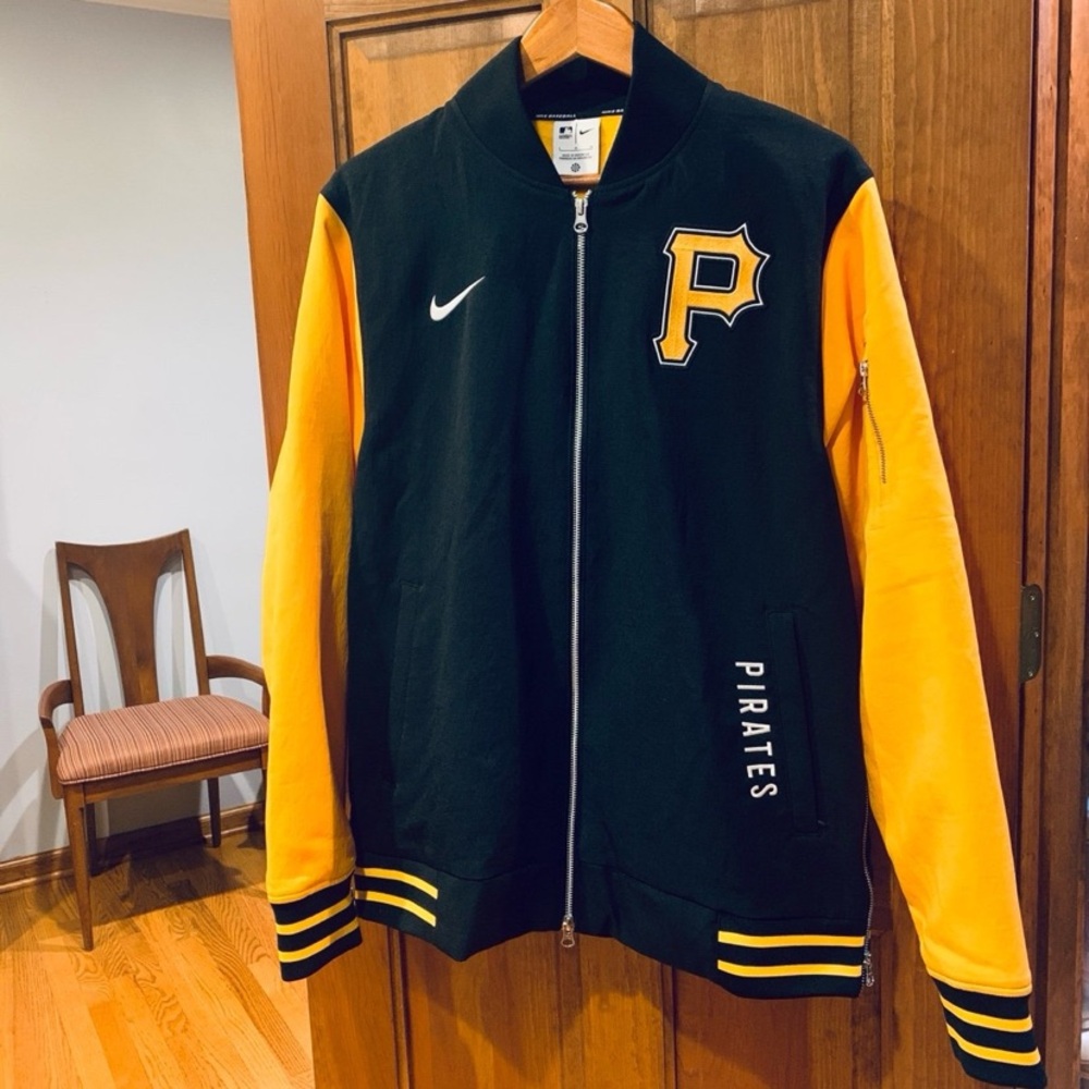 Nike Authentic MLB PITTSBURGH PIRATES DUGOUT Bomber Jacket